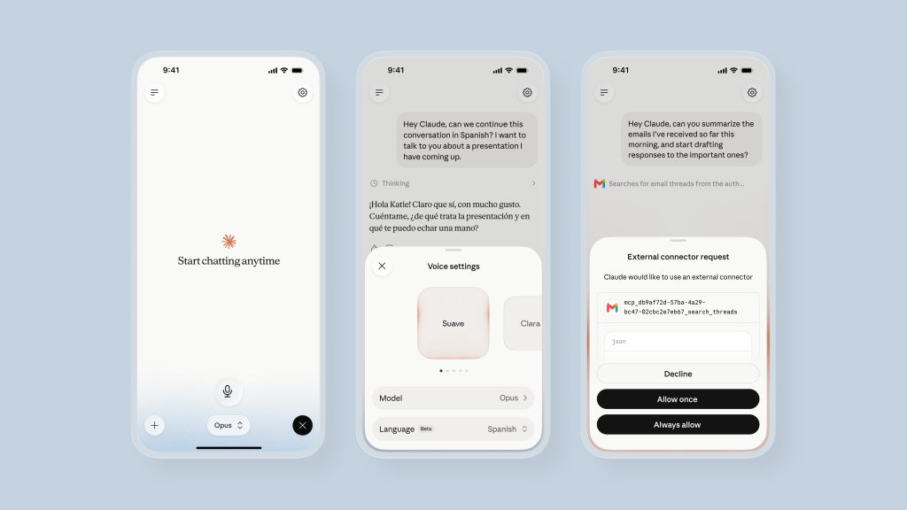 جهش بزرگ حالت صوتی کلود؛ آنتروپیک با هوشمندتر کردن Claude به جنگ OpenAI می‌رود